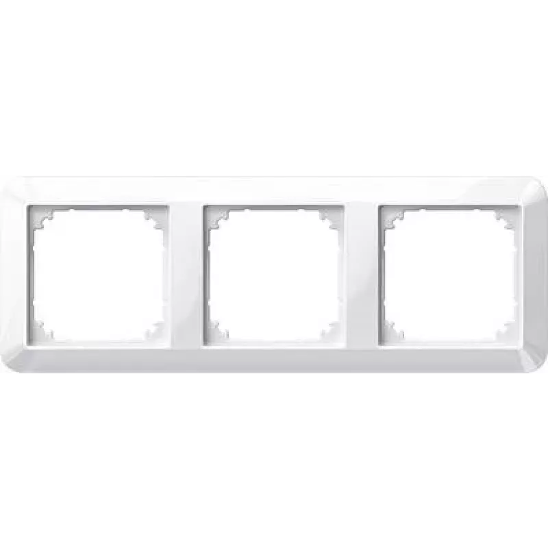 Merten Marco triple 1-M, System M, blanco polar brillante 389319