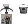 FISCHER E-Bike PLUS Cesta de manillar, alambre de acero de malla fina, negro, cierre rápido, 5 kg 50653