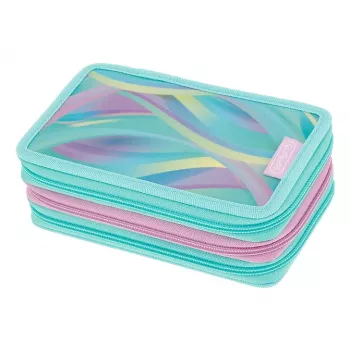 Herlitz TriCase Minty Love Estuche, 31 piezas, poliéster, tres compartimentos, 3 cremalleras 400205914