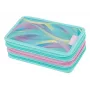 Herlitz TriCase Minty Love Estuche, 31 piezas, poliéster, tres compartimentos, 3 cremalleras 400205914