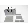 SIGEL BAB01 Desk Sharing Bag Basic L, gris claro, pack de 5