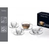 Ritzenhoff & Breker BARISTA Set de espresso, 4 piezas, vidrio transparente, tazas de 80 ml, apto para lavavajillas 822038