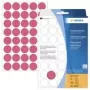 HERMA 2256 Etiquetas redondas adhesivas permanentes rojo brillante 19 mm, 960 etiquetas (24 hojas x 40)