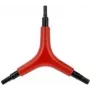 FISCHER Juego de llaves Allen de tres patas 4/5/6 mm, acero templado, tipo Y 85513