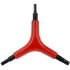FISCHER Juego de llaves Allen de tres patas 4/5/6 mm, acero templado, tipo Y 85513