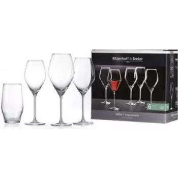 Ritzenhoff & Breker SALSA Copa de vino tinto 470 ml, transparente, apta para lavavajillas, altura 250 mm, 1 ud. 315806
