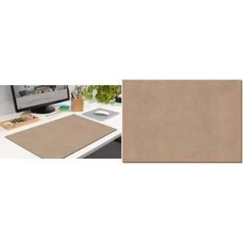 SIGEL HO340 Protector de escritorio de papel, en blanco, marrón, 595 x 410 mm (A3), 30 hojas, 100 g/m²