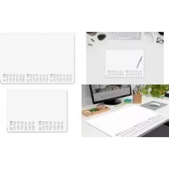SIGEL Protector de escritorio con cuadrícula de puntos 2026/2027/2028 blanco/negro papel 30 hojas (H6301)