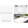SIGEL Protector de escritorio con cuadrícula de puntos 2026/2027/2028 blanco/negro papel 30 hojas (H6301)
