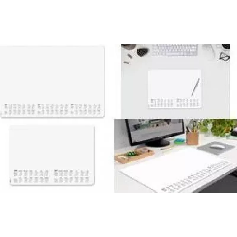 SIGEL Protector de escritorio con cuadrícula de puntos 2026/2027/2028 blanco/negro papel 30 hojas (H6301)