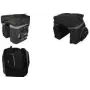 FISCHER Bolsa para bicicleta negra 17L 86245:FISCHER