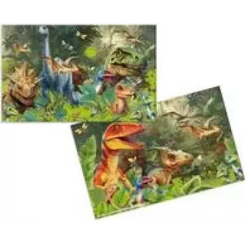 HERMA 3 Salvamanteles de cartón Dino World - pack de 3 (19743)