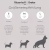 Ritzenhoff & Breker TARO Set de cuencos para mascotas, 400 ml, cuenco de gres cerámico gris para gatos y perros pequeños, agua y comida, 1 ud. (450514)
