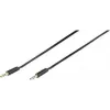 Vivanco 46/10 03FG Cable de conexión de audio 3,5 mm jack a 3,5 mm jack 0,3 m Negro 46130