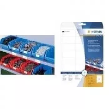 HERMA Special Outdoor Etiquetas autoadhesivas de lámina resistentes a la intemperie Mate Blanco 37 x 13 mm 2125 etiquetas (25 hojas x 85) 8337
