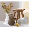 Ritzenhoff & Breker ANNALENA Jarrón de vidrio mate gris cónico, 180 mm 816723