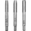 KWB 443304 Set de machos de roscar manuales M4 x 0,7 mm DIN 352 HSS, 3 piezas