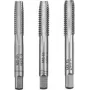 KWB 443304 Set de machos de roscar manuales M4 x 0,7 mm DIN 352 HSS, 3 piezas