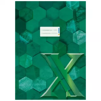 HERMA X Funda para cuadernos, cartón, DIN A4, verde oscuro, 10 uds. 20087