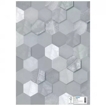 HERMA Funda protectora X para cuadernos, DIN A4, gris, 10 uds. 20090