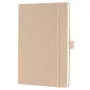 SIGEL Conceptum Cuaderno A5 cuadriculado Beige Tapa dura con textura Softwave CO650