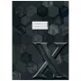 HERMA Funda X para cuadernos, cartón, DIN A4, negro, superficie satinada, campo de etiquetado, 10 uds. (20091)