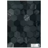 HERMA Funda X para cuadernos, cartón, DIN A4, negro, superficie satinada, campo de etiquetado, 10 uds. (20091)