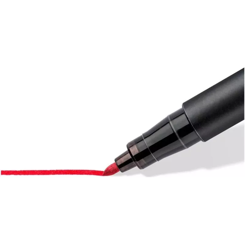 Staedtler Lumocolor Set de rotuladores permanentes 317 C14 - 14 colores diferentes, punta fina 0,6 mm