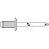 GESIPA Remache ciego cabeza de domo 3 x 7 mm aluminio/acero 500 uds. (6300146)