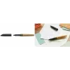 STABILO Grow Bolígrafo - cuerpo verde musgo/roble, tinta azul, Soft Ball, zona de agarre ergonómica de plástico, mecanismo de pulsación, recargable 6032/1-41