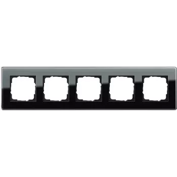 GIRA 021505 Marco embellecedor 1 elemento System 55 negro mate
