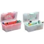 allit McPlus Clear 16 Caja de almacenamiento, polipropileno, transparente con cierres rojos 416411