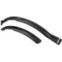 FISCHER Juego de guardabarros para bicicleta 26-29 pulgadas (66,04 - 73,66 cm) plástico duradero con refuerzo lateral 30763