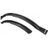 FISCHER Juego de guardabarros para bicicleta 26-29 pulgadas (66,04 - 73,66 cm) plástico duradero con refuerzo lateral 30763