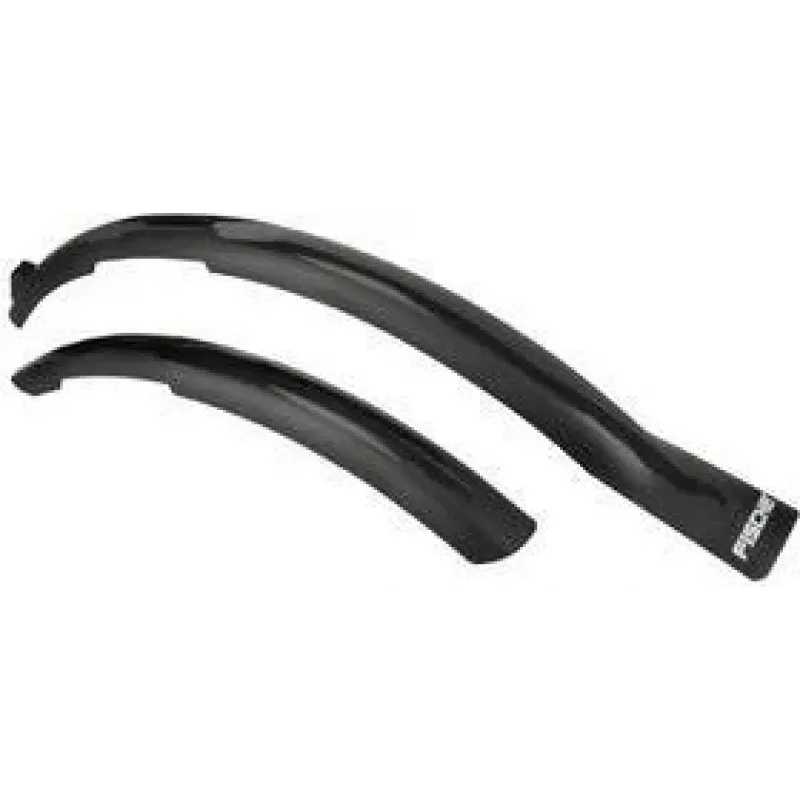 FISCHER Juego de guardabarros para bicicleta 26-29 pulgadas (66,04 - 73,66 cm) plástico duradero con refuerzo lateral 30763