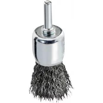 Metabo Cepillo de vaso 25x0,3 mm / vástago 6 mm, alambre de acero ondulado, 20.000 rpm 630554000