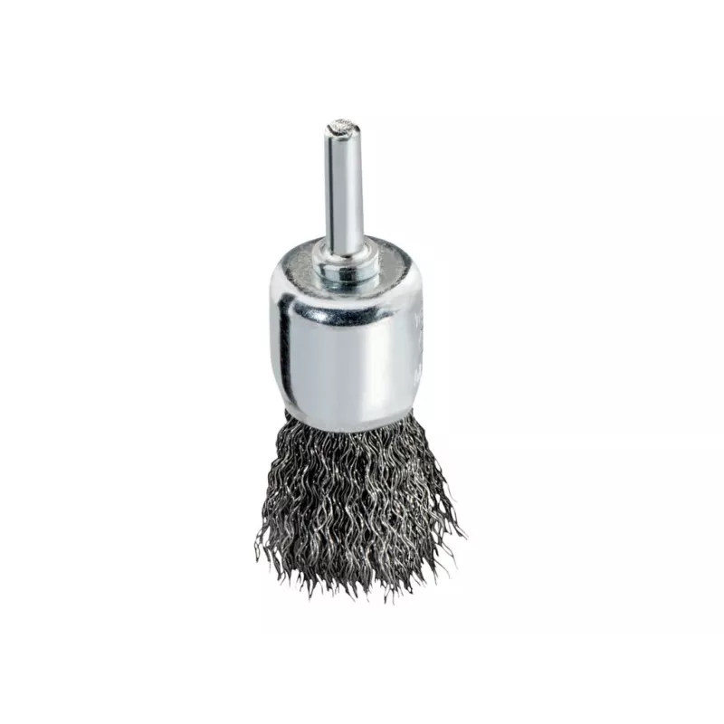 Metabo Cepillo de vaso 25x0,3 mm / vástago 6 mm, alambre de acero ondulado, 20.000 rpm 630554000