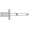 Gesipa Remache ciego Al/Acero 5x25mm cabeza grande K14 rango de agarre 15,0-20,0mm (pack de 250) 1454126