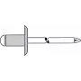 Gesipa Remache ciego Al/Acero 5x25mm cabeza grande K14 rango de agarre 15,0-20,0mm (pack de 250) 1454126