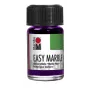 Marabu Easy Marble Pintura para marmolizar, 15 ml, amatista 081, secado rápido, para marmolizado por inmersión 13050039081