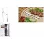 Esmeyer SYLVIA Set de cubiertos para steak y pizza, 12 piezas, acero inoxidable pulido, 6 cuchillos de steak y 6 tenedores de steak 156-256