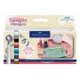 Faber-Castell GOLDFABER Set de rotuladores Creative Marker Soft Lettering con 6 rotuladores, base agua, sin olor, punta pincel, varios colores 160906
