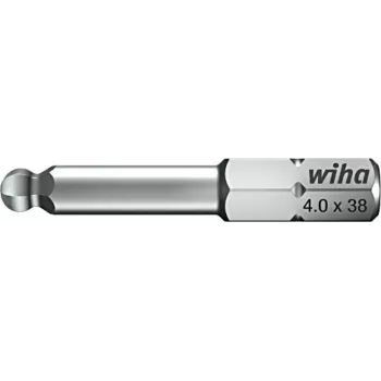Wiha 7017 Z Portabrocas magnético, hexágono de 1/4 pulgadas, 38 mm, DIN 3126/ISO 1173, acero 70170040