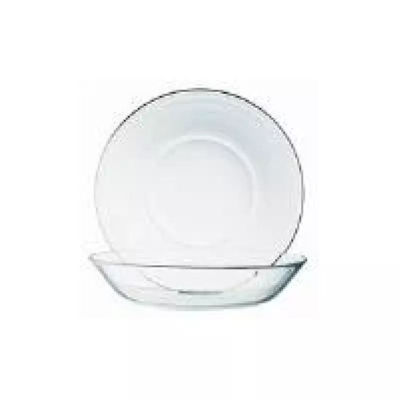 Esmeyer Cosmos Plato de postre de vidrio templado 140 mm, set de 12 (410-007)