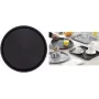Esmeyer OHIO Bandeja de servir redonda, plástico negro, superficie antideslizante engomada, 35 cm 307-016