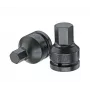 GEDORE Llave de vaso para atornillador de impacto 3/4 pulgadas 22 mm hexagonal (1956507)