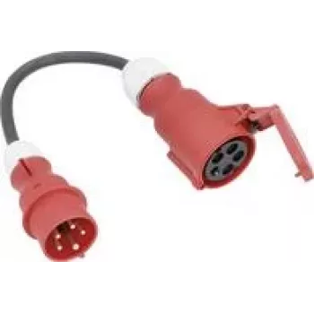 AS Schwabe 61376 Cable adaptador de corriente 16 A negro 0,3 m