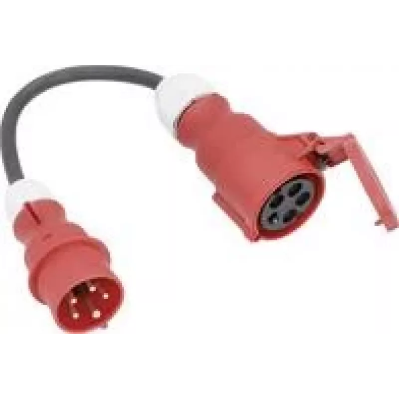 AS Schwabe 61376 Cable adaptador de corriente 16 A negro 0,3 m