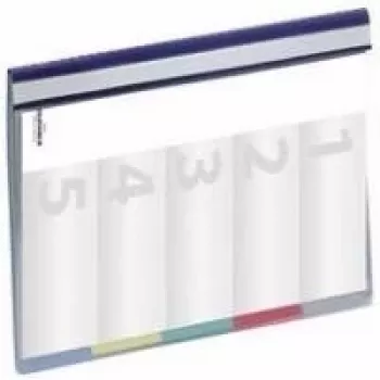 DURABLE DIVISOFLEX A4 Carpeta de organización, 5 compartimentos, azul 255706