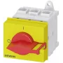 Siemens SENTRON 3LD2 Interruptor seccionador de carga tripolar 25A 690V rojo/amarillo 3LD21300TK13